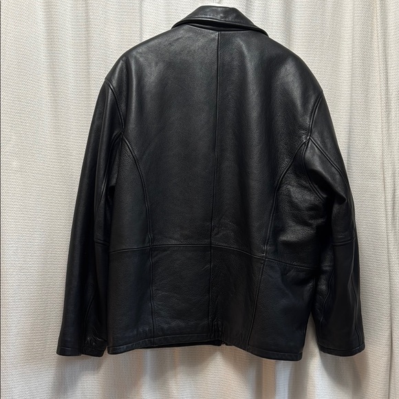 Black Leather Jacket - Picture 3 of 4